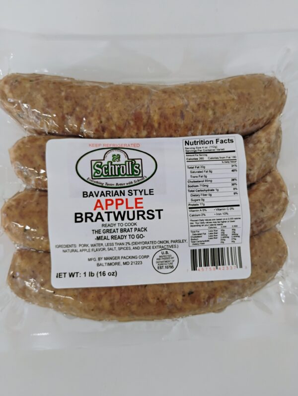 BAVARIAN APPLE BRATWURST